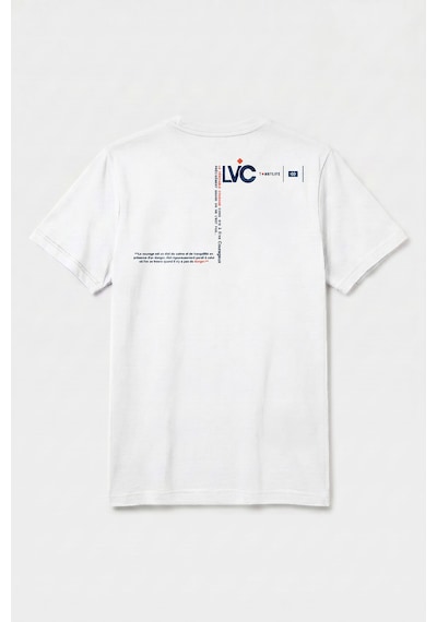 Tommy Life Beyaz Standart Fit Baskılı Kısa Kollu T-shirt - 88440