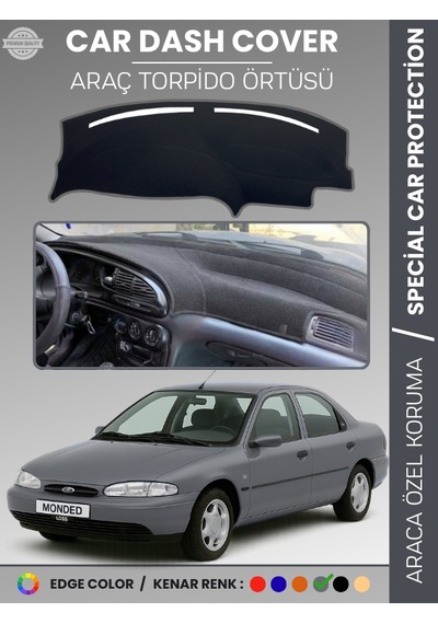 Ford Mondeo 2000-2007 Torpido Örtüsü Ön Göğüs Torpido Koruma Tam Uyum Kaymaz Kolay Montaj - 214 Stiloto