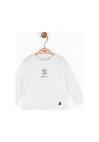 Xo Kids Erkek Çocuk Sweatshirt 9ay-4 Yaş 47604 Ekru