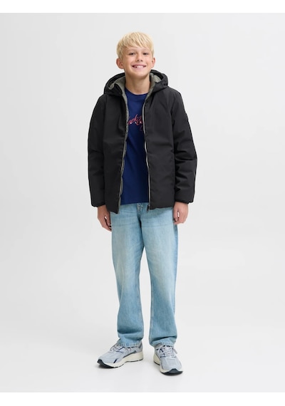 Jack & Jones Jack&jones Jjebrook Çift Taraflı Erkek Çocuk Ceket 12279138 Siyah