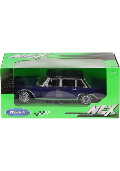 24121 Welly 1963 Mercedes Benz 1:24 Model Araba -karsan