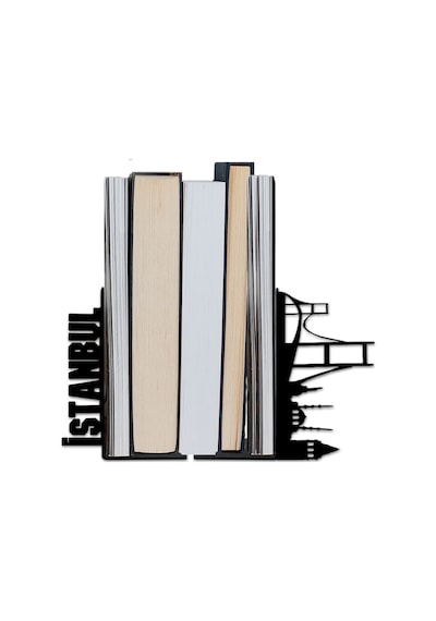 Metal Kitap Tutucu Istanbul Figürlü Kitap Desteği