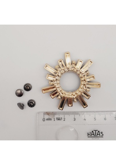 Angel Çanta Aksesuar Plastik Güneş Model Süs Light Gold Renk