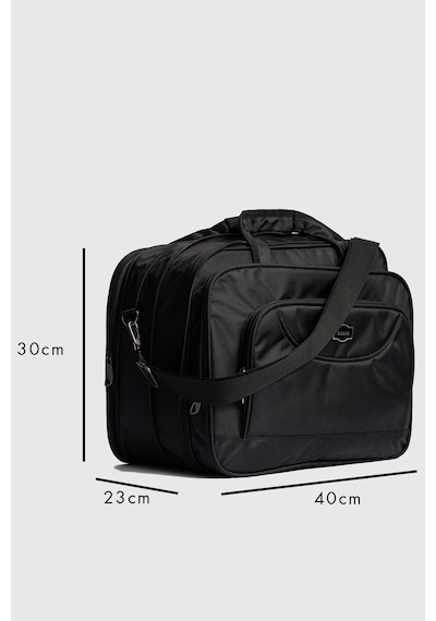 Strong Bag 15.6" İnç Körüklü Evrak Bilgisayar Notebook Laptop Çantası Kse01 Siyah Siyah