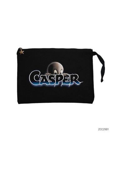 Zepplin Giyim Casper Siyah Clutch Astarlı Cüzdan / El Çantası