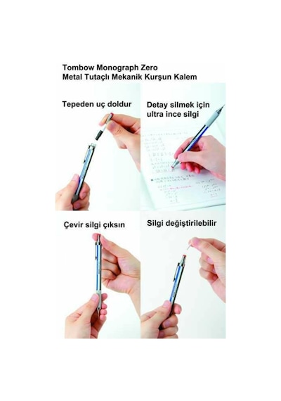 Tombow Mono Graph Zero Mekanik Kurşun Kalem 0.5 Mm Pembe Pembe