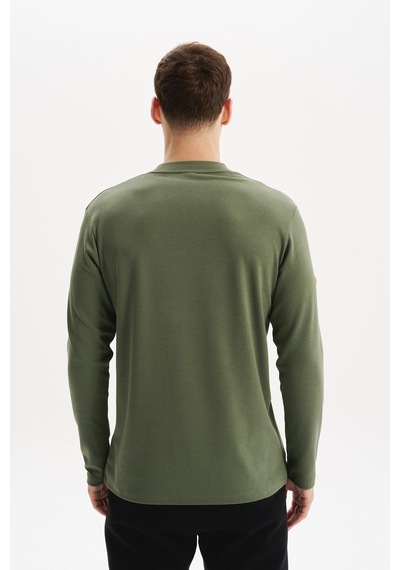 Ar-ma Erkek Slim Fit Çift Taraflı İnce İnterlok Pamuk Modal Elastan Karışımlı Bisiklet Yaka Sweatshirt K30124989502 Yeşil-y1 Yeşil Ar-ma Erkek Slim Fit Çift Taraflı İnce İnterlok Pamuk Modal Elastan Karışımlı Bisiklet Yaka Sweatshirt K30124989502 Yeşil-y1 Yeşil