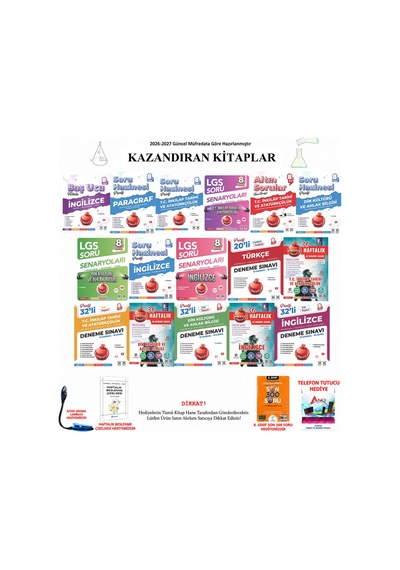 Nartest 8. Sınıf Sözel Konu Anlatımı, Soru Bankası 16 Kitap Seti