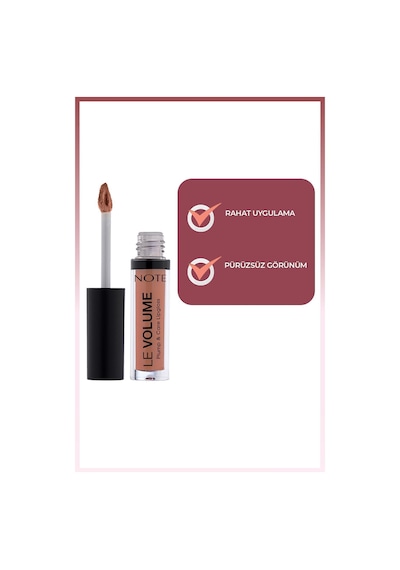 Note Cosmetique Le Volume Plump & Care Lipgloss Nemlendirici Dudak Parlatıcısı - 14 Bare Blush - Nude