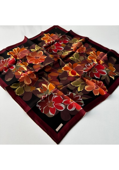 Armine Sura Saf İpek Eşarp 24-25 Sonbahar Kış Sezonu Pkt0201-29886 Çok Renkli