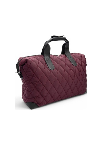 Silver & Polo Silver Polo Bordo - Siyah Memory Unisex Kadın Erkek Seyahat Çantası Sp1141