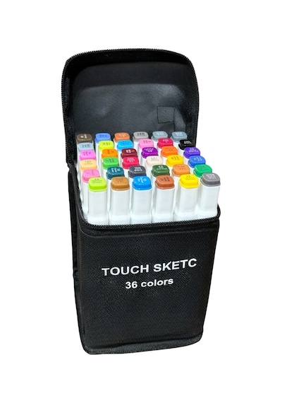 Touch Sketc 36 Adet Çift Uçlu Marker Kalem Çantalı
