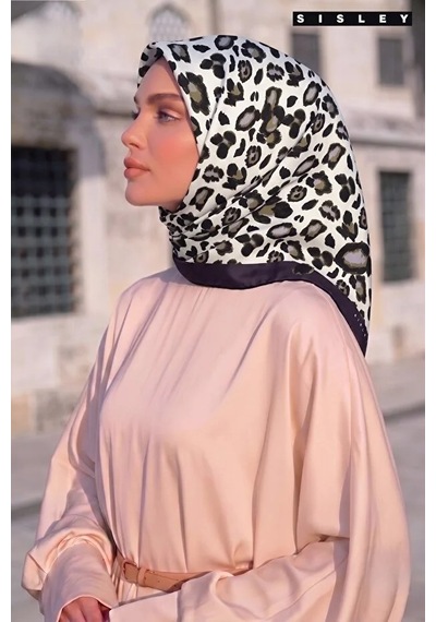 Sisley İpek Saten Eşarp-asm2034 Mor
