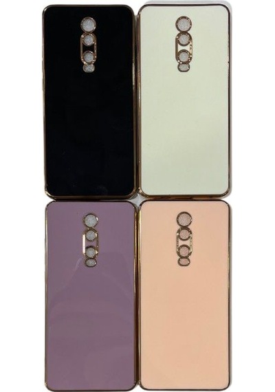 Xiaomi Mi 9t Parlak Kenarlı Laser Silikon Kılıf