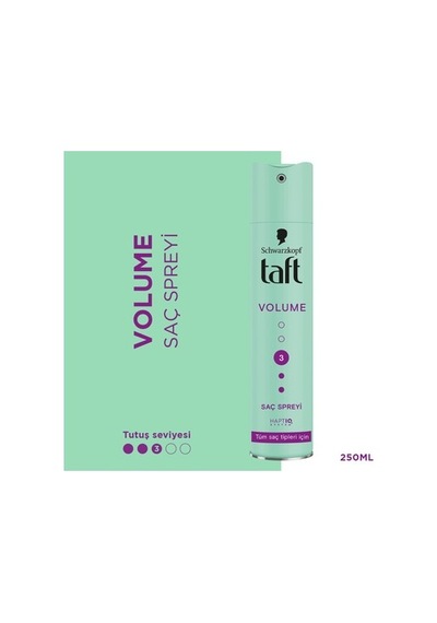 Tüm Saç Tipleri İçin Hacim Sağlayan Saç Spreyi, 250 Ml