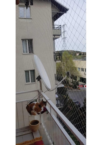Balkon Filesi 3 X 15 Kuş Filesi, Kedi Filesi, Kuş Ağı, Kuş Önleme Filesi