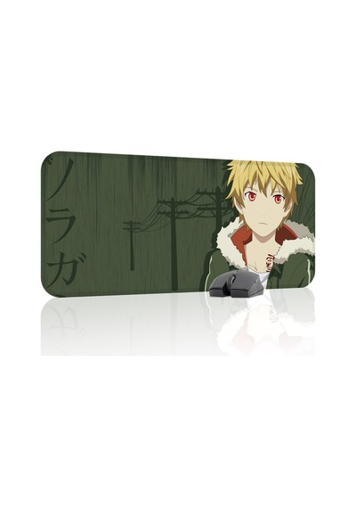 Noragami Kaymaz Dikişli Kauçuk Oyuncu Mousepad V5 - 70x30 Xl Gaming Mouse Pad Fare Altlığı