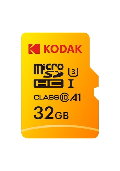Kodak 32gb Micro Sd Uhs-ı U3/v30/a1 Hafıza Kartı + Adaptör Sarı