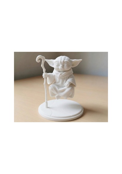 Yoda Masaüstü Figürü Havada Asılı Görünümlü Dekoratif Biblo