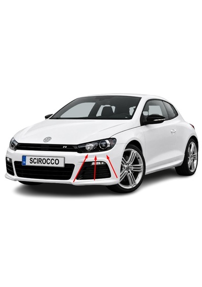 Vw Scirocco 2008-2013 Arası Depo Sağ Ve Sol Far Takım D1s Xenon 1k8941753b / 1k8941754b