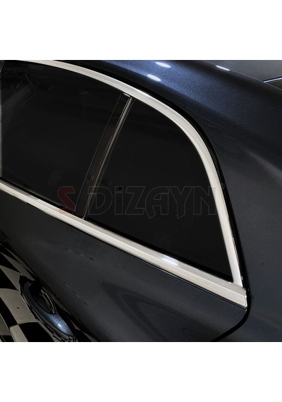 S-Dizayn  Renault Megane 4 Sd Krom Cam Üst Çıtası 6 Prç. 2016 Üzeri