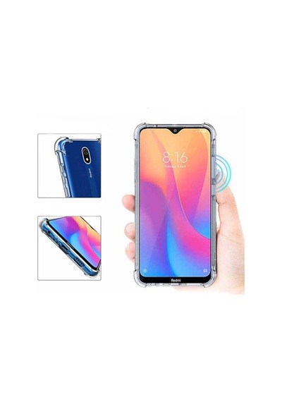 Xiaomi Redmi 8A Kılıf Şeffaf Nitro Anti Shock Kapak Renksiz
