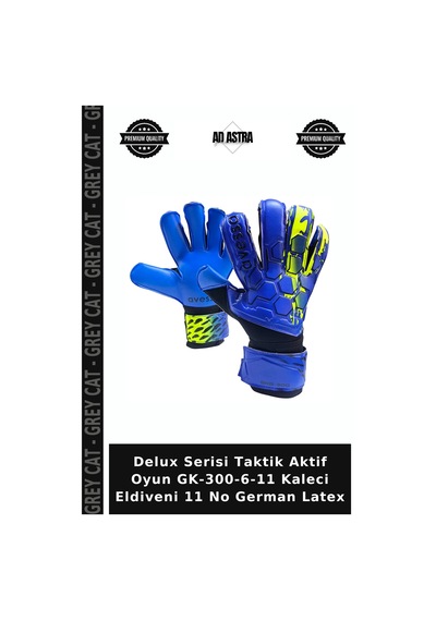 Delux Serisi Taktik Aktif Oyun Gk-300-6-11 Kaleci Eldiveni 11 No German Latex Çok Renkli