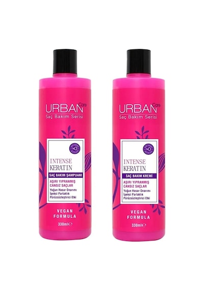 Urban Care Intense Keratin Şampuan & Saç Kremi 2 x 330 ML