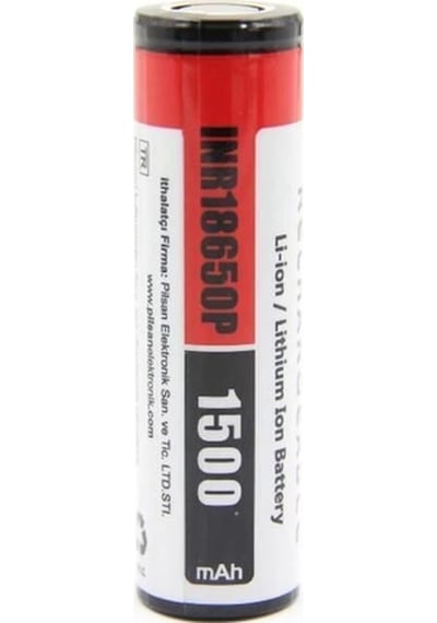 Orion 18650p 3.7v 1500mah Li-ıon Şarj Edilebilir Pil 15c