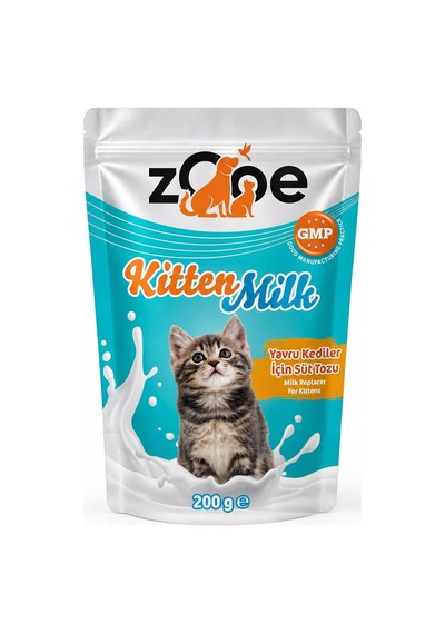 Zooe Kitten Milk Yavru Kedi Süt Tozu 200 G - Kitten Milk Kedi Sütü - Anne Sütü Takviyesi - Taurin Vitamin Mineral İçeren Yavru Kedi Maması - Replacer For Kittens Anne Sütü