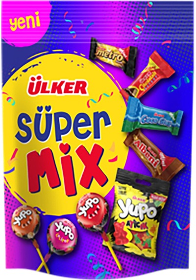 Süper Mix - Yupo Ve Mini All Star Ürünleri Karışık Paket - 300.6 Gram - 6 Adet