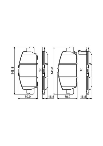 Honda Hr-v 1.5vtec 2015-2023 Bosch Ön Balata