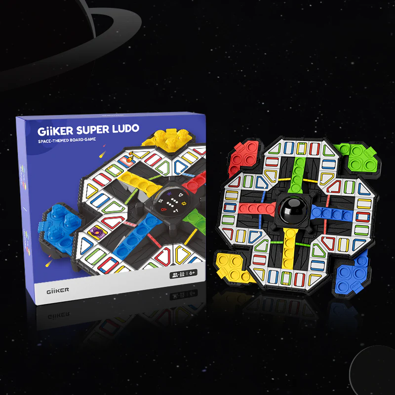 Giiker Super Ludo Akıllı Elektronik Masa Oyunu Ekransız Aile Eğlencesi