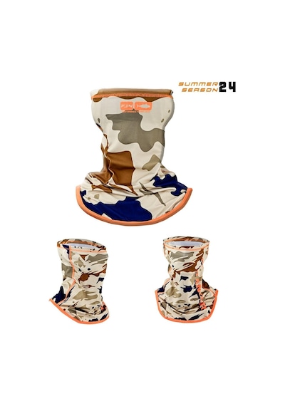 Fujin Pro Angler Neck Gaiter Boyunluk Natural Camo Çok Renkli