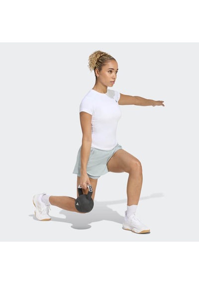 Adidas Power Essentials Workout Beyaz Kadın T-shirt Jz3312 Beyaz