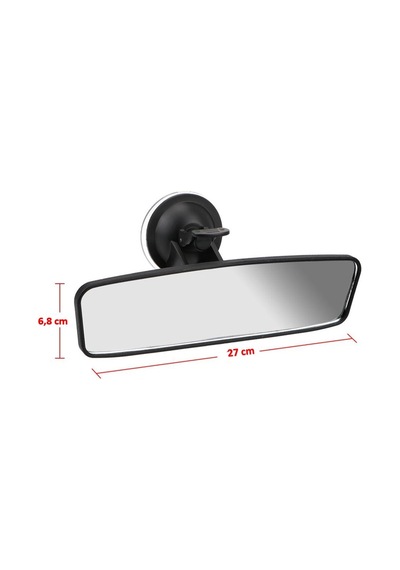 İç Dikiz İlave Ayna 270 Mm 360 Derece Ayarlı Vantuzlu