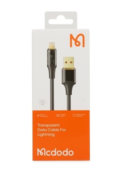 Mcdodo Ca-2080 Apple iPhone Uyumlu 100W Hızlı Data Ve Şarj Kablo Siyah-1.2Mt (551438946)
