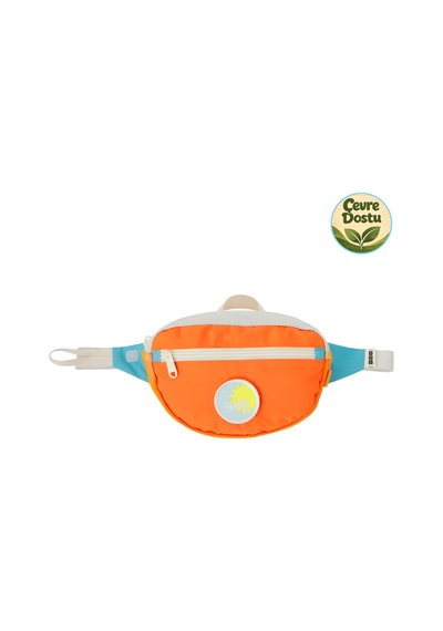 Kietla Çocuk Fanny Pack Çanta Orange Green Tea Çok Renkli