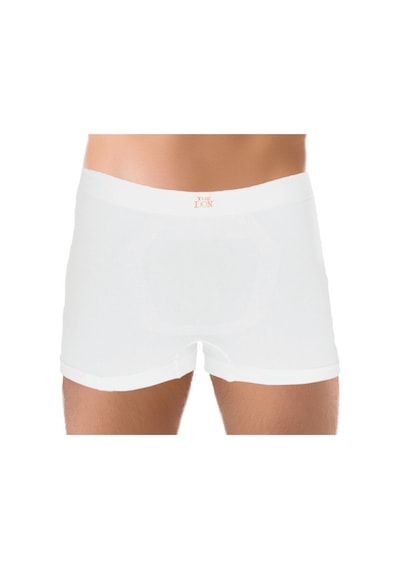The Don Beyaz Renk Turuncu Logo Seamless Boxer