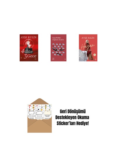 4 Gün 3 Gece + Everest Açıkhava 19 - Doğdum. Kızdım + Hazan + Okuma Sticker'ları