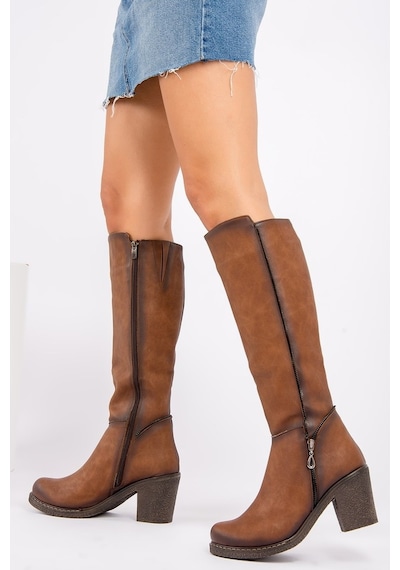 Fox Shoes Taba Kadın Çizme G674252009