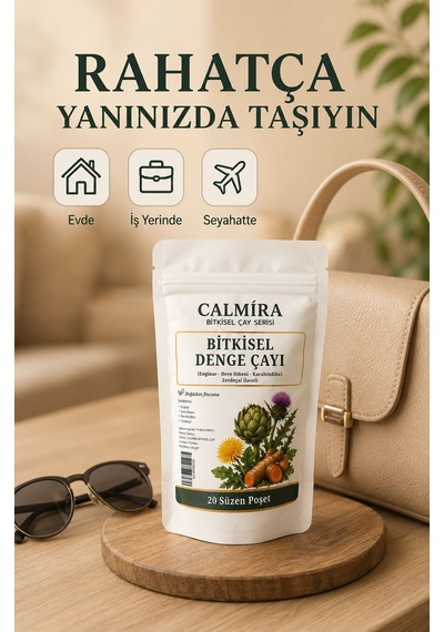 Calmira Enginar - Deve Dikeni - Karahindiba 20 Süzen Poşet Çay Bitkisel Denge Çayı