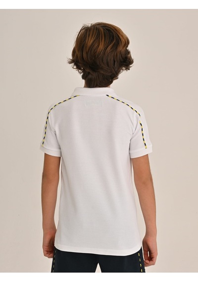 Fenerbahçe Beyaz Tribün Basic Çocuk Polo Tshirt