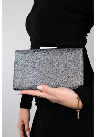 Luvishoes Marsılya Platin Kum Sim Kadın Abiye Çanta Platin - Kum Rengi