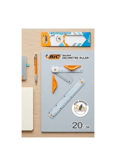 Dayanıklı Plastik Cetvel 20 Cm 1adet Bic Plastik Cetvel Şeffaf Geometri Çizim Cetveli Kavraması Kolay Cetvel Okul Sınıf