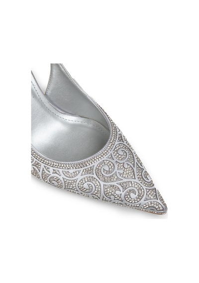 Deery Kadın Gümüş Renk Slingback Stiletto - Rd035zgmsm01 Gümüş