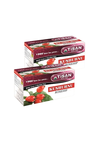 Tisan Kuşburnu Bitki Süzen Poşet Çay 2 x 20'li