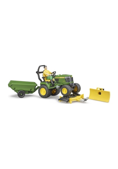 Bruder John Deere Çim Biçme Traktörü Ve Bahçıvan Br62104