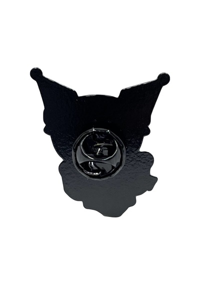 Papağan Sanrio Kuromi Metal Broş Siyah