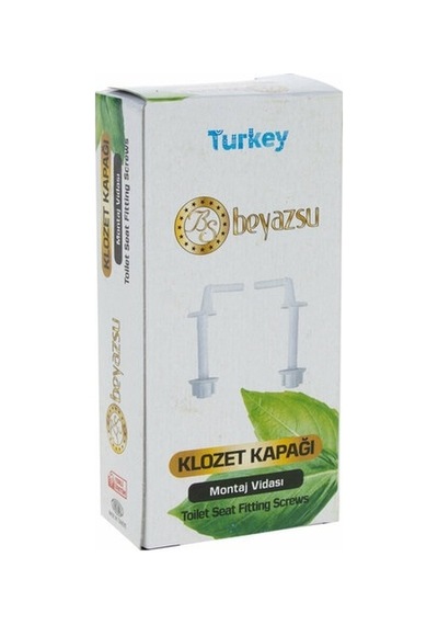 Beyazsu Klozet Kapak Vidası Kutulu 0974 Beyaz